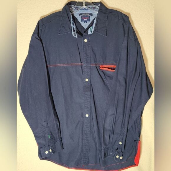 Vintage Tommy Hilfiger 90s‎ Button Up Shirt size XL. - Picture 1 of 6